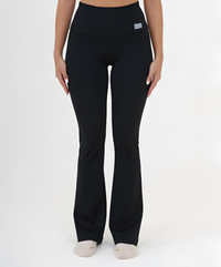 Black flare pants