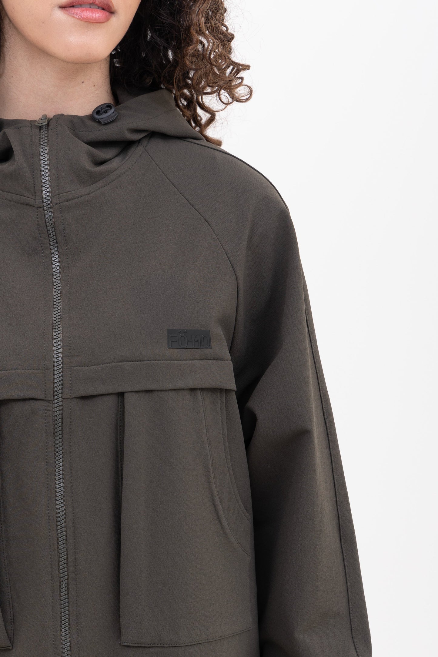 Dark olive FOMO Track jacket