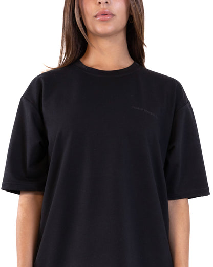 Black FOMO Zone Oversized Shirt