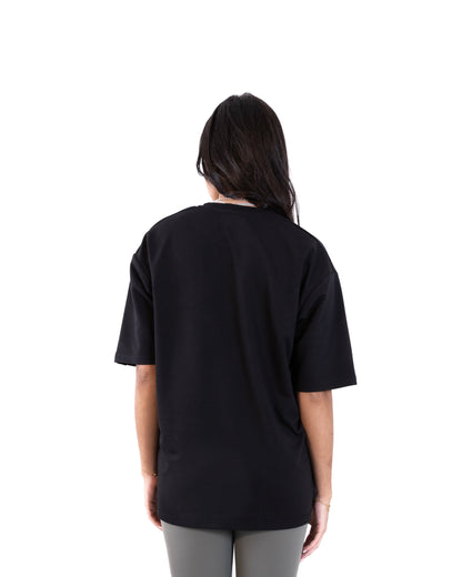 Black FOMO Patch Seal Oversized Shirt