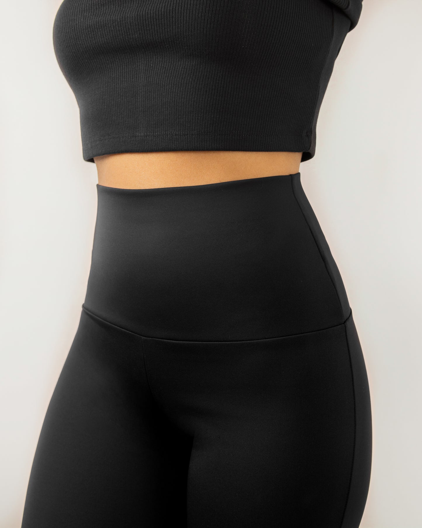 Black High Waist Flare Pants