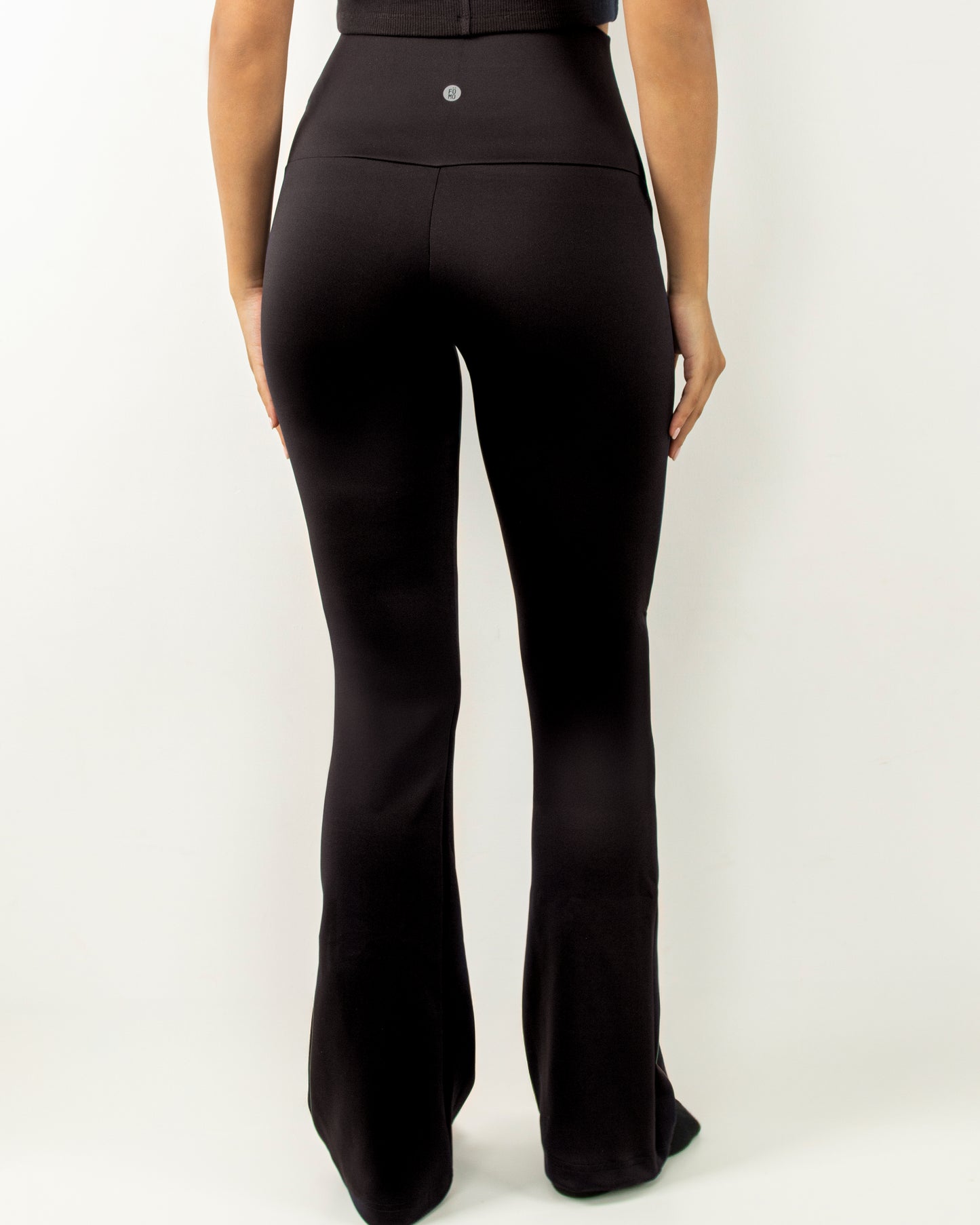 Black High Waist Flare Pants
